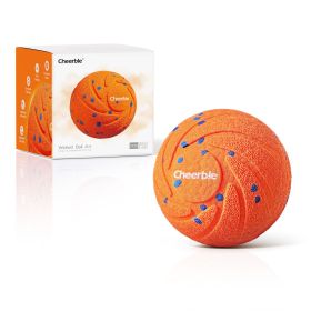 Cheerble Wicked Ball Air Automatic moving IPX7 Waterproof Active Rolling Ball Smart Interactive Dog Toy (Color: Orange)